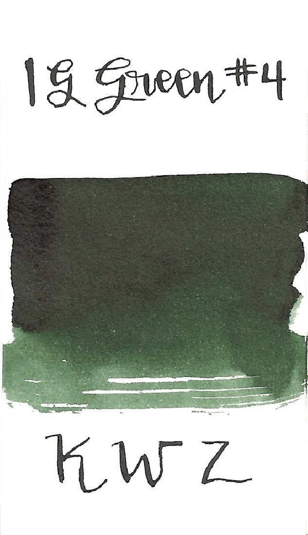KWZ green 4 60ml iron gall ink