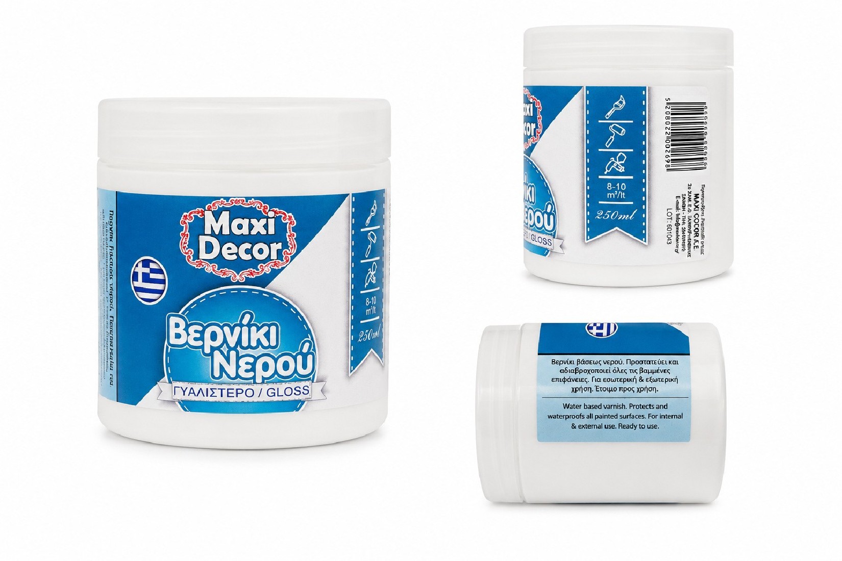Βερνίκι γυαλιστερό για decoupage 250ml Maxi decor