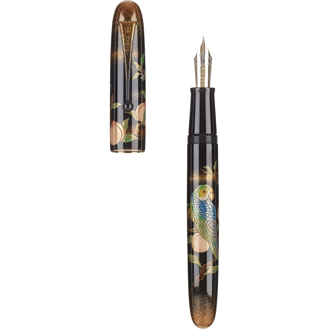 Namiki Yukari Royale Parrot with Peach Fountain Pen FNK-45M-MMO