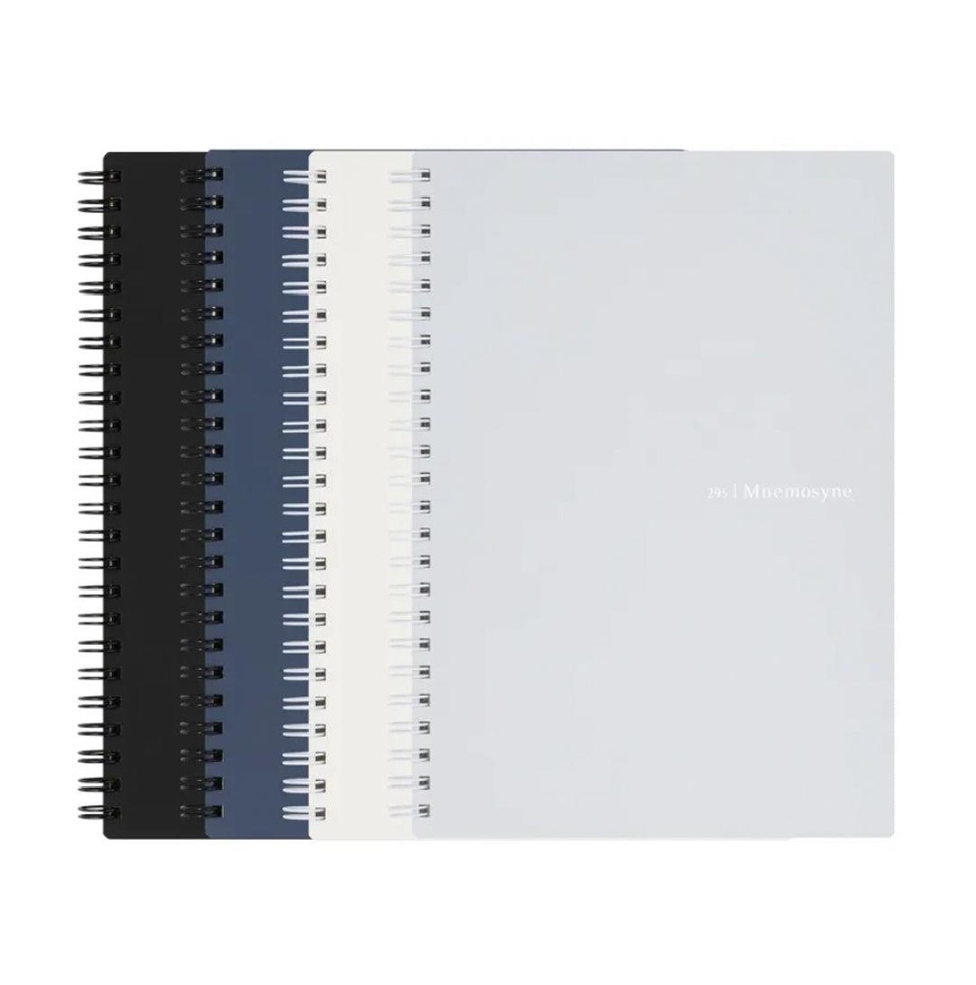 Mnemosyne spiral notebook black 295-05 A5 5mm 80sheets ruled 80gr MN