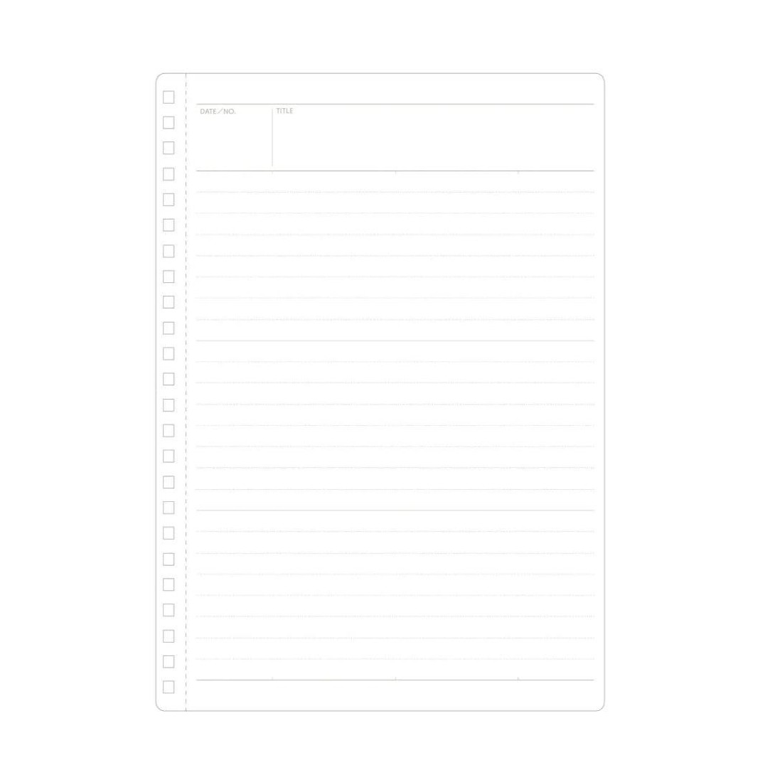 Mnemosyne spiral notebook black 295-51 A5 5mm 80sheets ruled 80gr MN