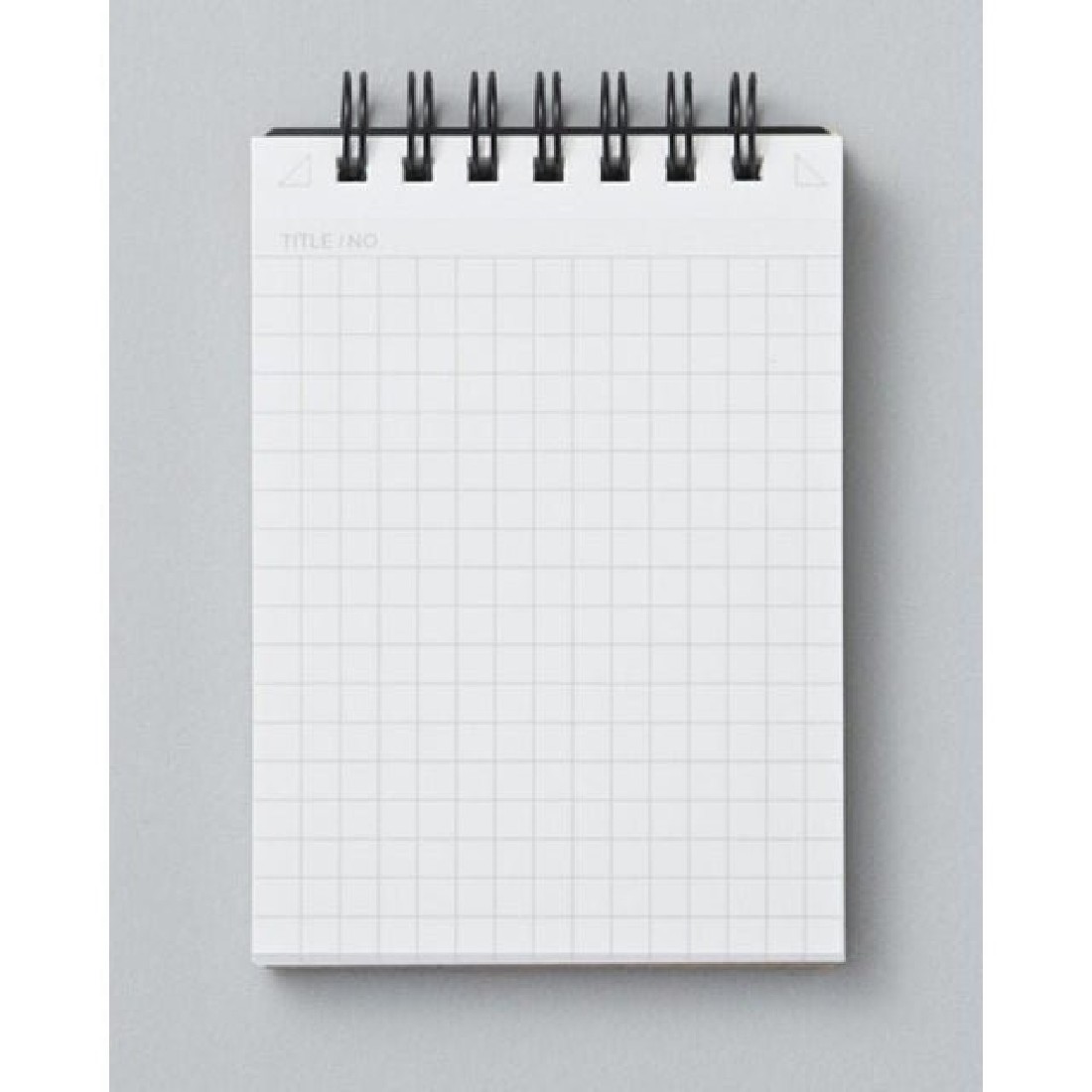 Mnemosyne spiral notebook black 184 A6 5mm 70sheets ruled 80gr MN
