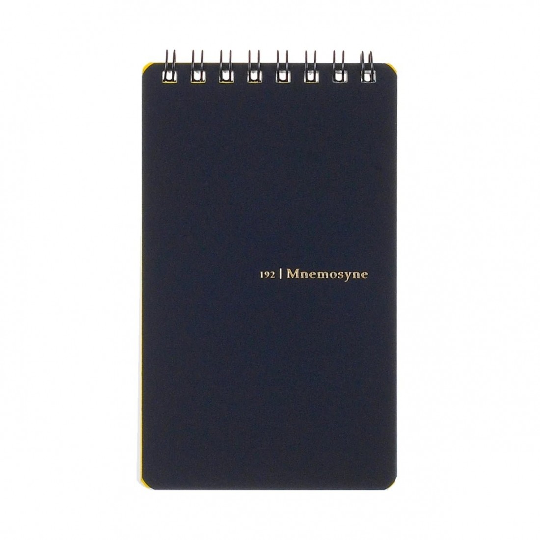 Mnemosyne spiral notebook black 192 B7 5mm 50sheets ruled 80gr MN