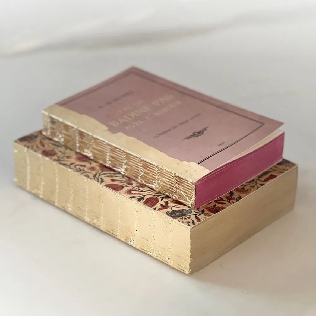 ANTIQUE NOTEBOOK XS GOLD LEAF La belle au bois dormant LIBRI MUTI
