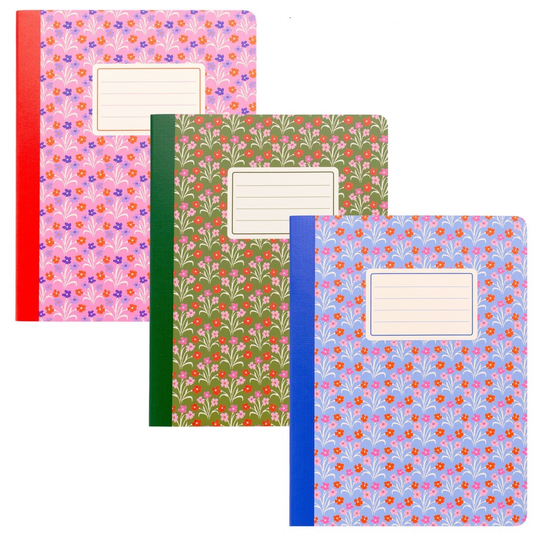 Τετράδιο Καρφίτσα Floral  Β5 140 σελ. 2146-FLO Pukka Pad