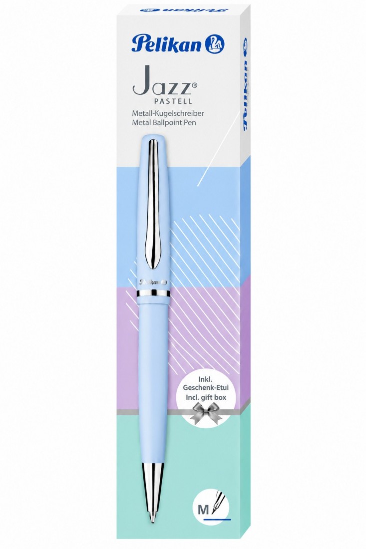 Pelikan Jazz pastel blue ballpen in gift box 827010