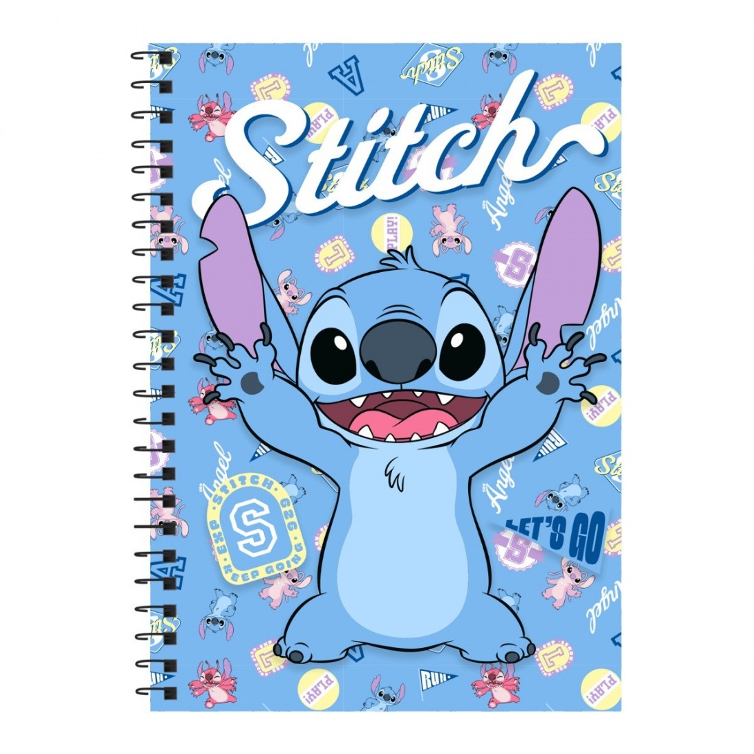 Τετράδιο σπιραλ Stitch 17χ25 60φ 2 θεμάτων 608277 Salko