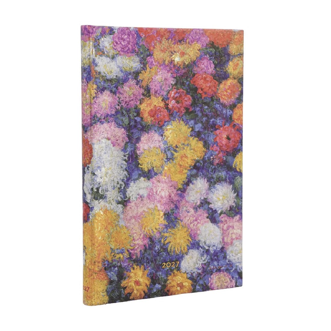 Paperblanks diary 12-Month 2027 weekly mini verso 9x14cm, 176 pages, hardcover Monet’s Chrysanthemums
