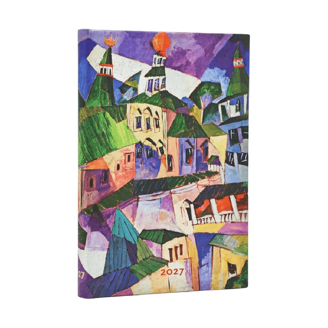 Paperblanks diary 12-Month 2027 weekly mini horizontal 9x14cm, 176 pages, hardcover St Petesburg Lentulovs Cityscapes
