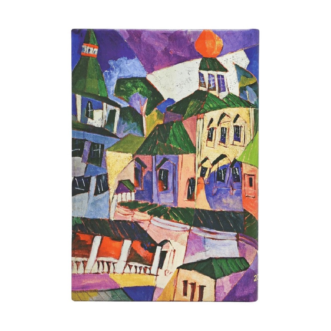 Paperblanks diary 12-Month 2027 weekly mini horizontal 9x14cm, 176 pages, hardcover St Petesburg Lentulovs Cityscapes
