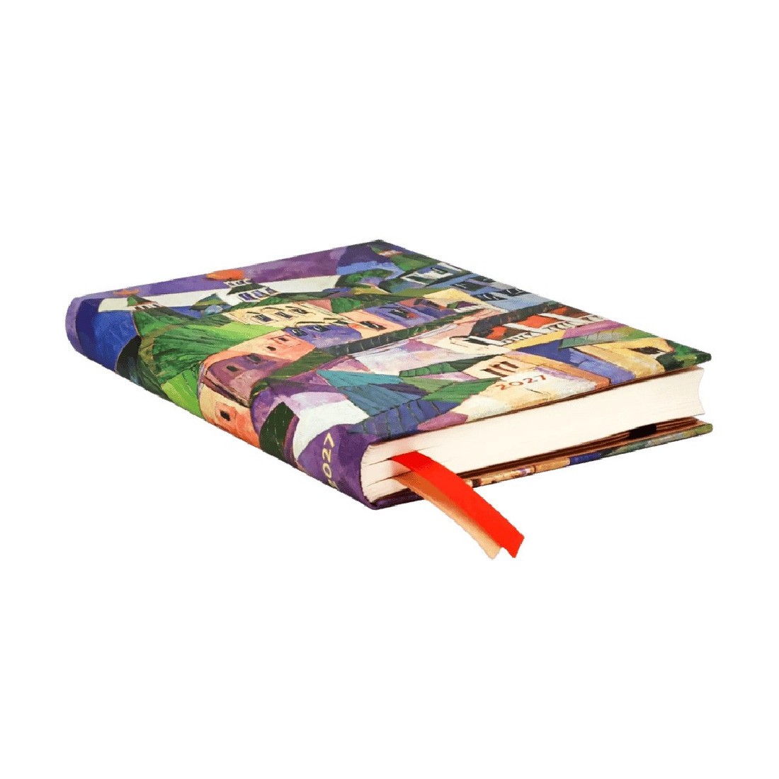 Paperblanks diary 12-Month 2027 weekly mini horizontal 9x14cm, 176 pages, hardcover St Petesburg Lentulovs Cityscapes
