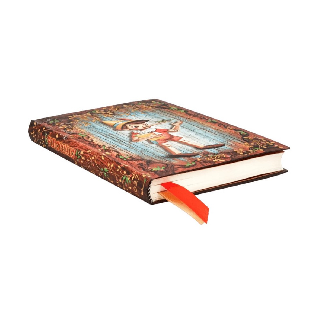 Paperblanks diary 12-Month 2027 weekly horizontal mini  9x14cm, 176 pages, softcover Carlo Collodi, Pinocchio