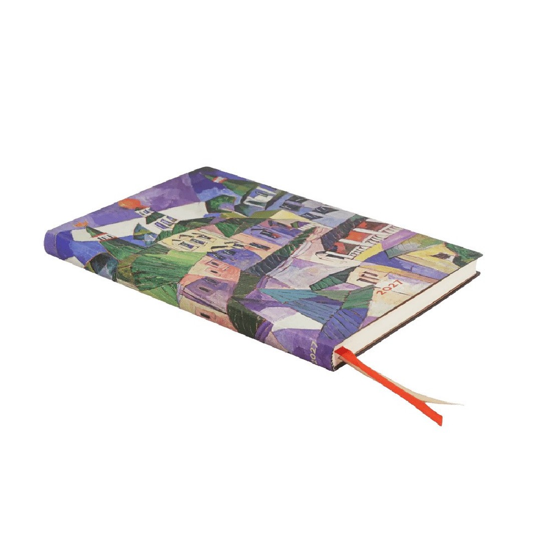 Paperblanks diary 12-Month 2027 weekly Horizontal Maxi 14x21cm, 176 pages, softcover, St. Petersburg, Lentulov’s Cityscapes