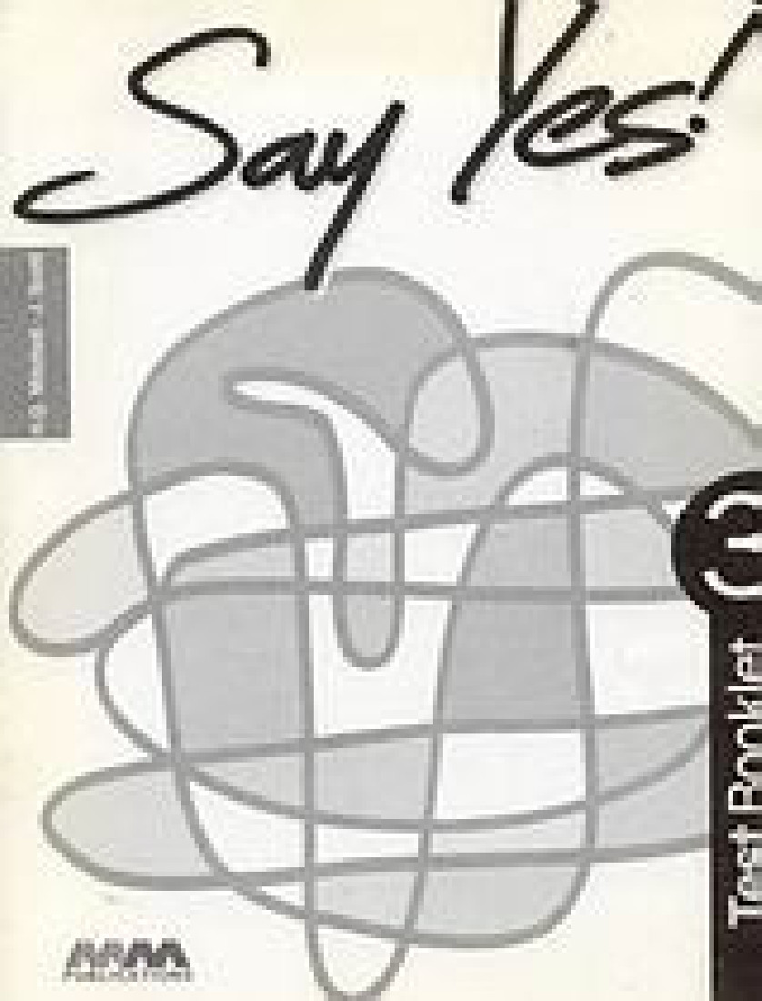 SAY YES 3! TO ENGLISH TEST