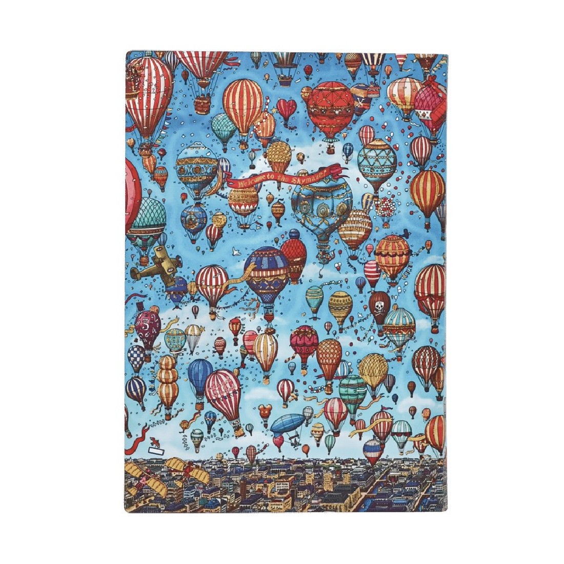 Paperblanks diary 12-Month 2027 daily midi  13x18cm, 432  pages,softcover Balloon Festival