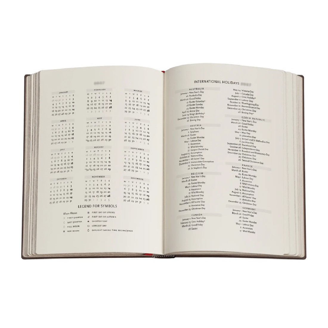 Paperblanks diary 12-Month 2027 weekly Verso  midi  13x18cm, 176  pages, hardcover Anemone, William Kilburn
