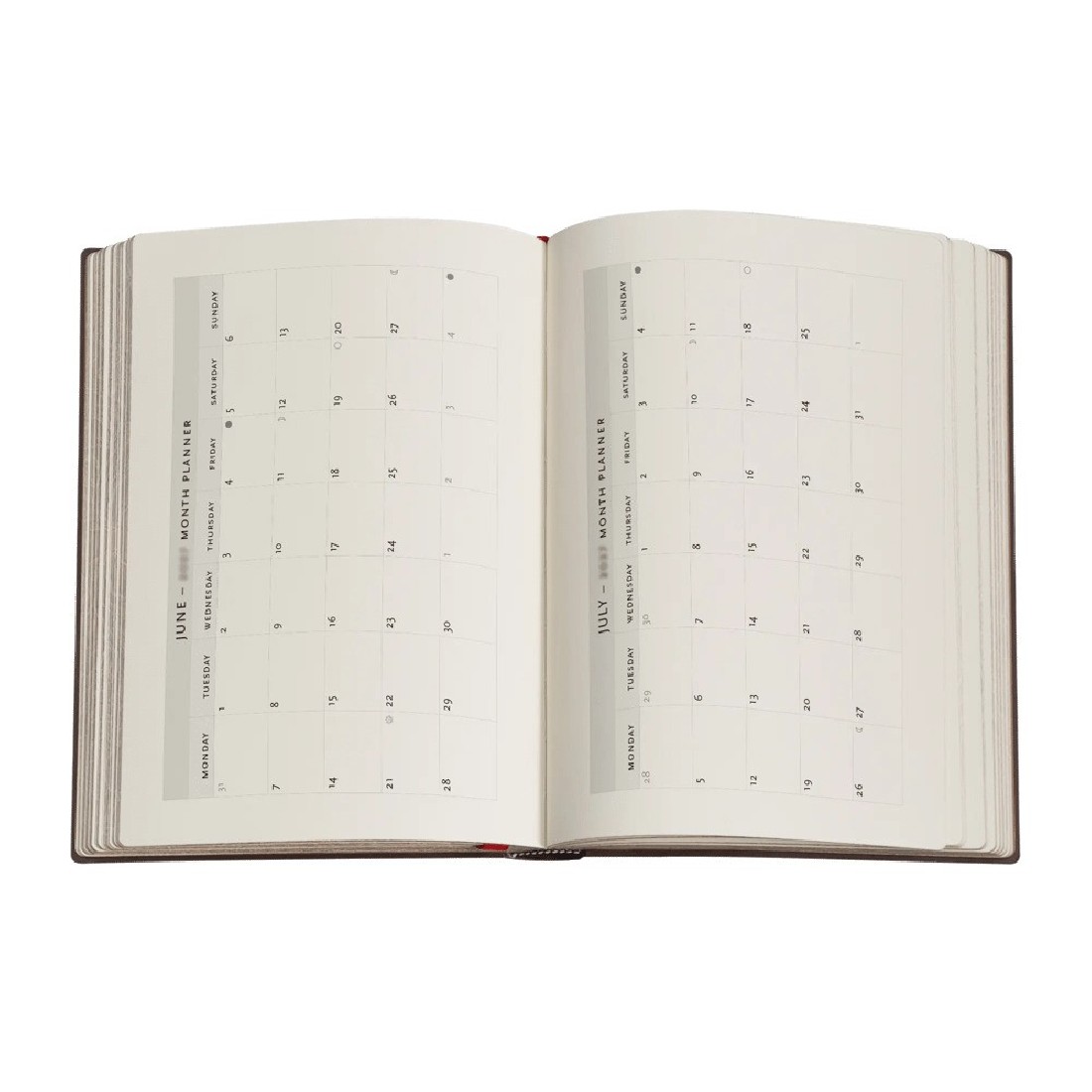 Paperblanks diary 12-Month 2027 weekly Verso  midi  13x18cm, 176  pages, hardcover Anemone, William Kilburn