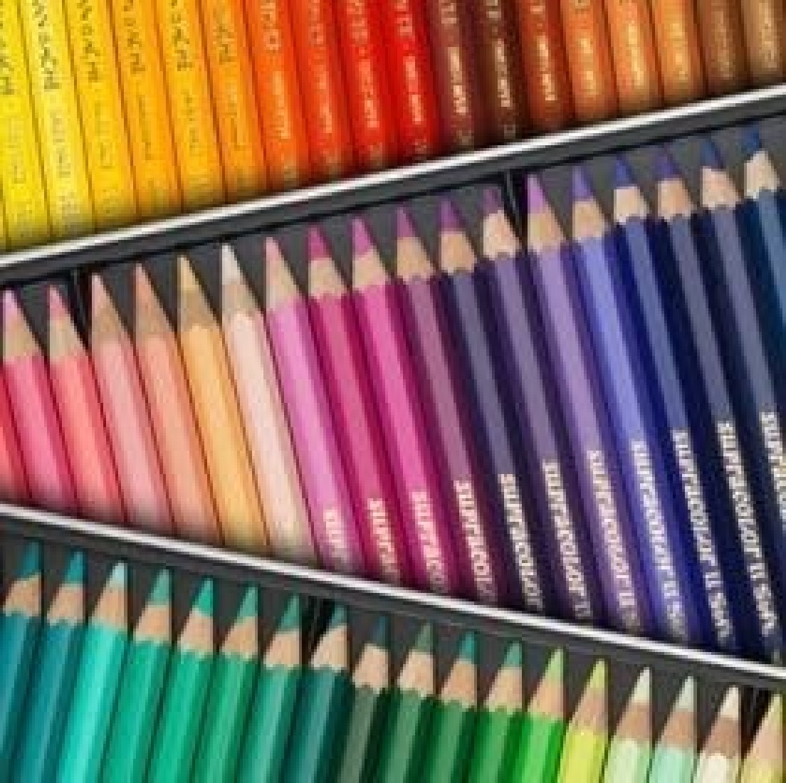 Caran Dache Supracolor Aquarelle Pencil Set, 120pcs Tin 3888.420