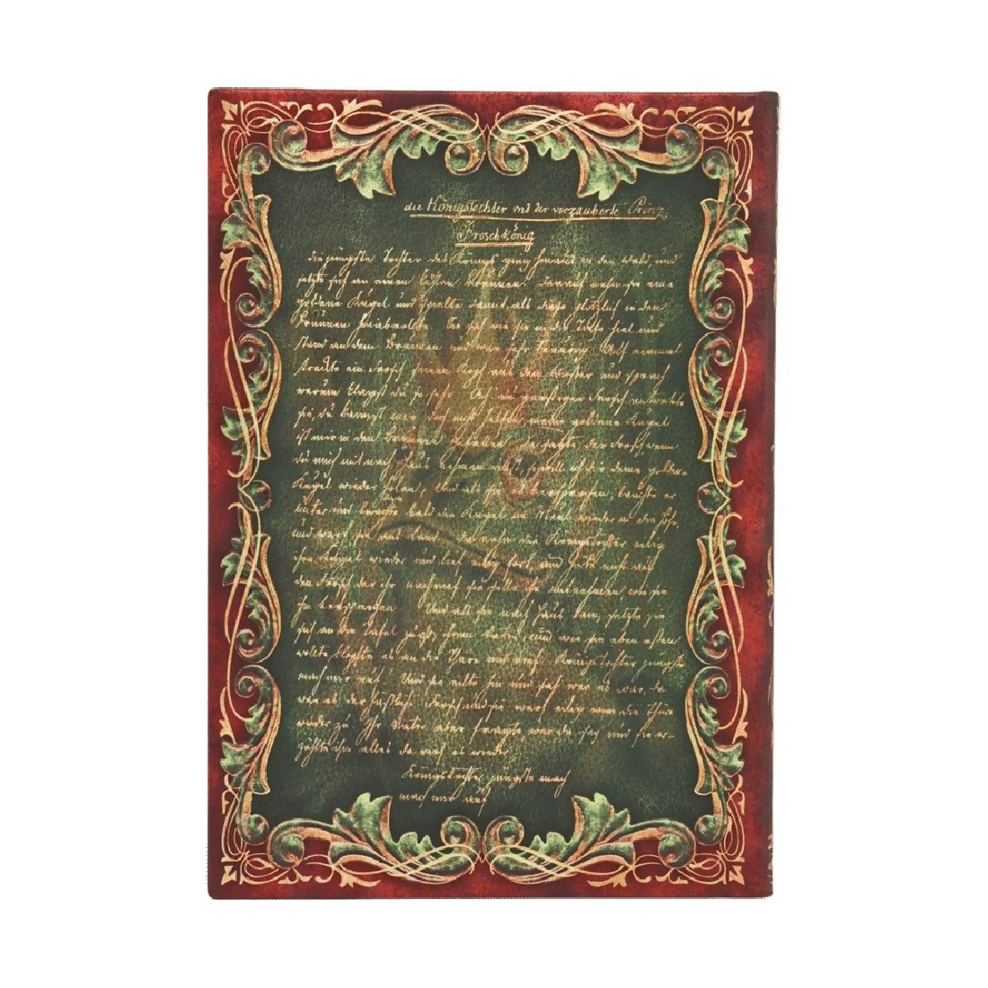 Paperblanks diary 12-Month 2027 weekly Horizontal  midi  13x18cm, 176  pages, hardcover The Brothers Grimm, Frog Prince