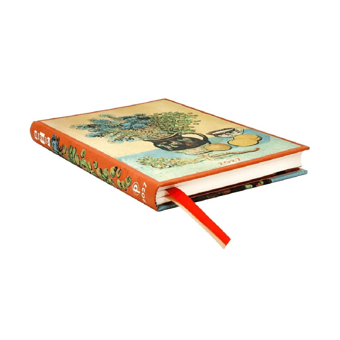 Paperblanks diary 12-Month 2027 weekly Horizontal midi  13x18cm, 176  pages, hardcover Van Goghs Still Life