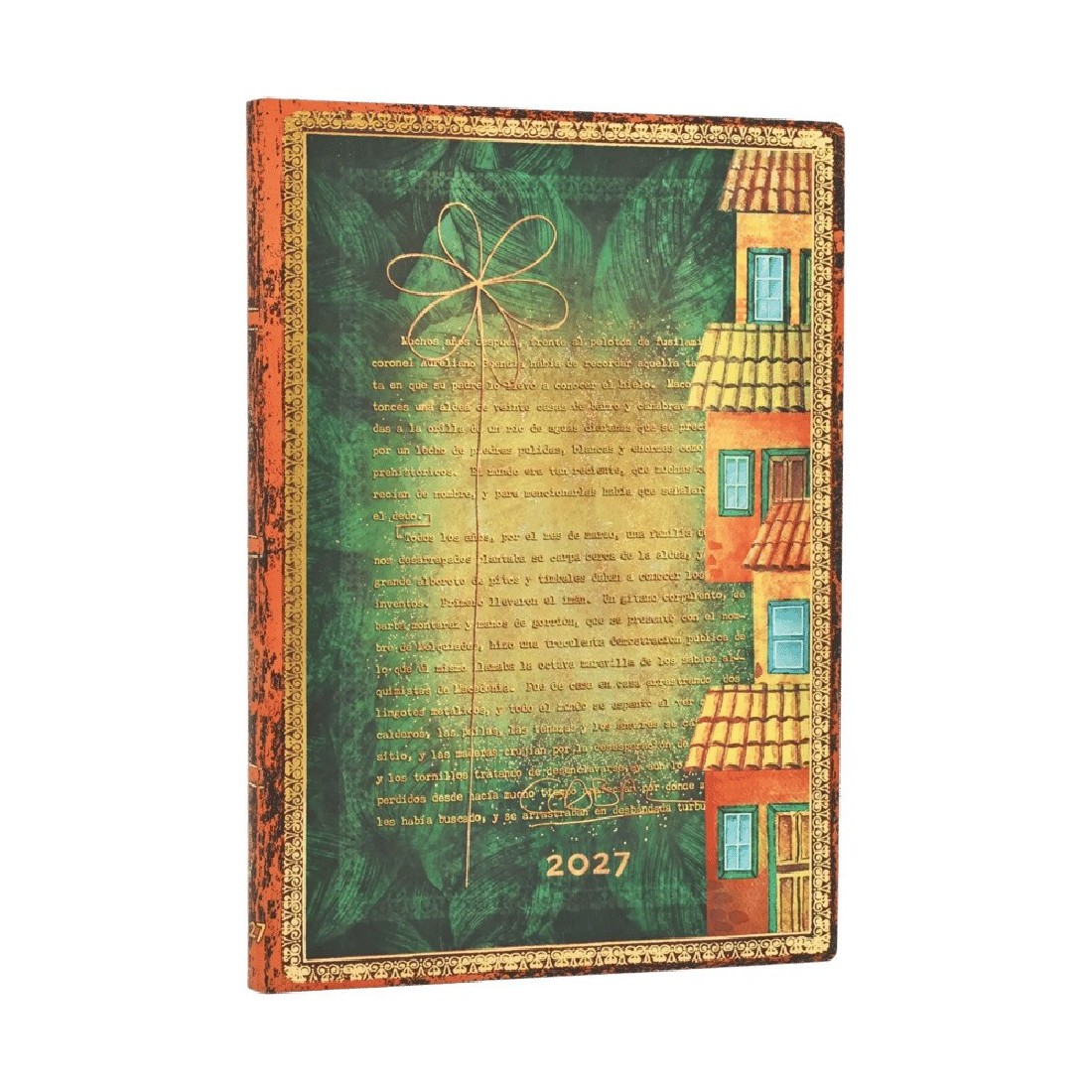 Paperblanks diary 12-Month 2027 weekly Horizontal midi  13x18cm, 176  pages, softcover Garcia Marquez, One Hundred Years of Solitude