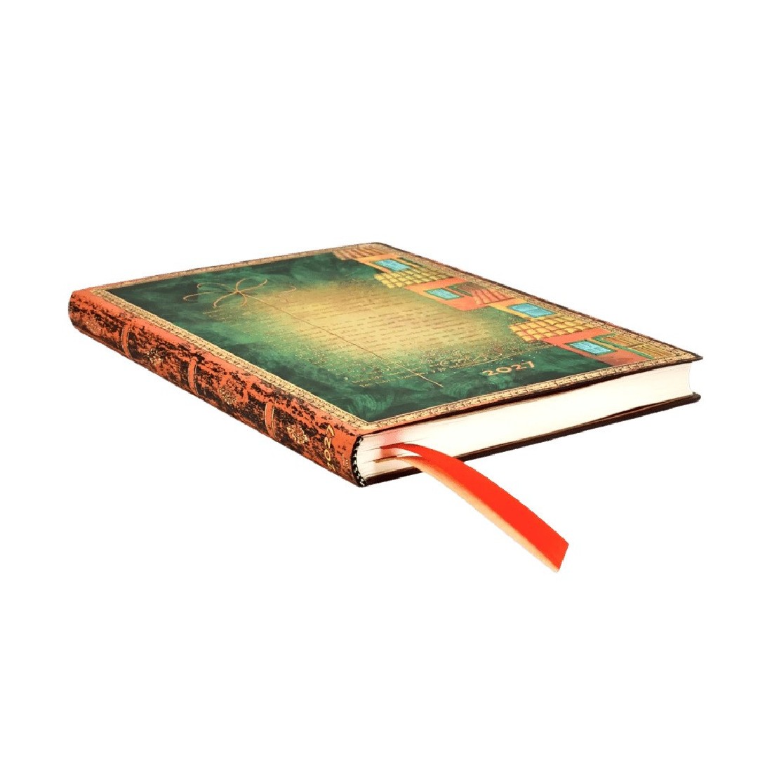Paperblanks diary 12-Month 2027 weekly Horizontal midi  13x18cm, 176  pages, softcover Garcia Marquez, One Hundred Years of Solitude