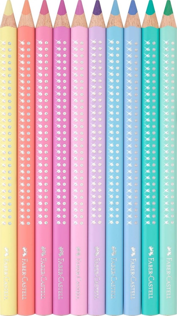Faber Castell Coloured pencils Sparkle Jumbo Tin of 10 pieces 210910