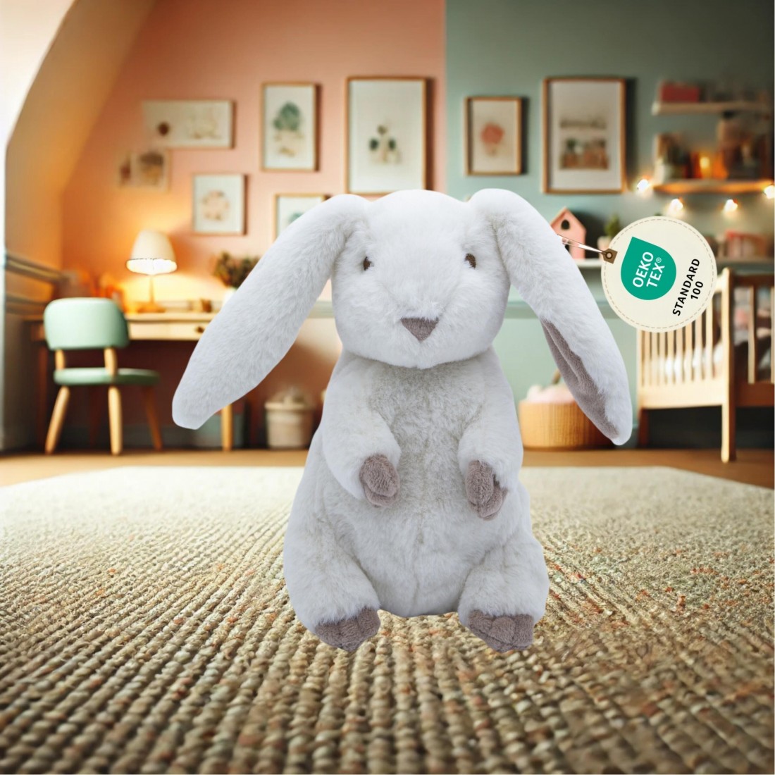 Λούτρινο Κουνελάκι 21cm 5413 OEKOTEX – CUTE