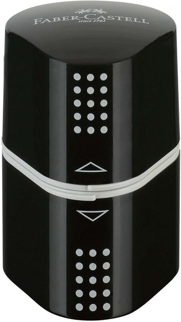 Ξύστρα Τριπλή Grip 2001 Black 283899 Faber Castell