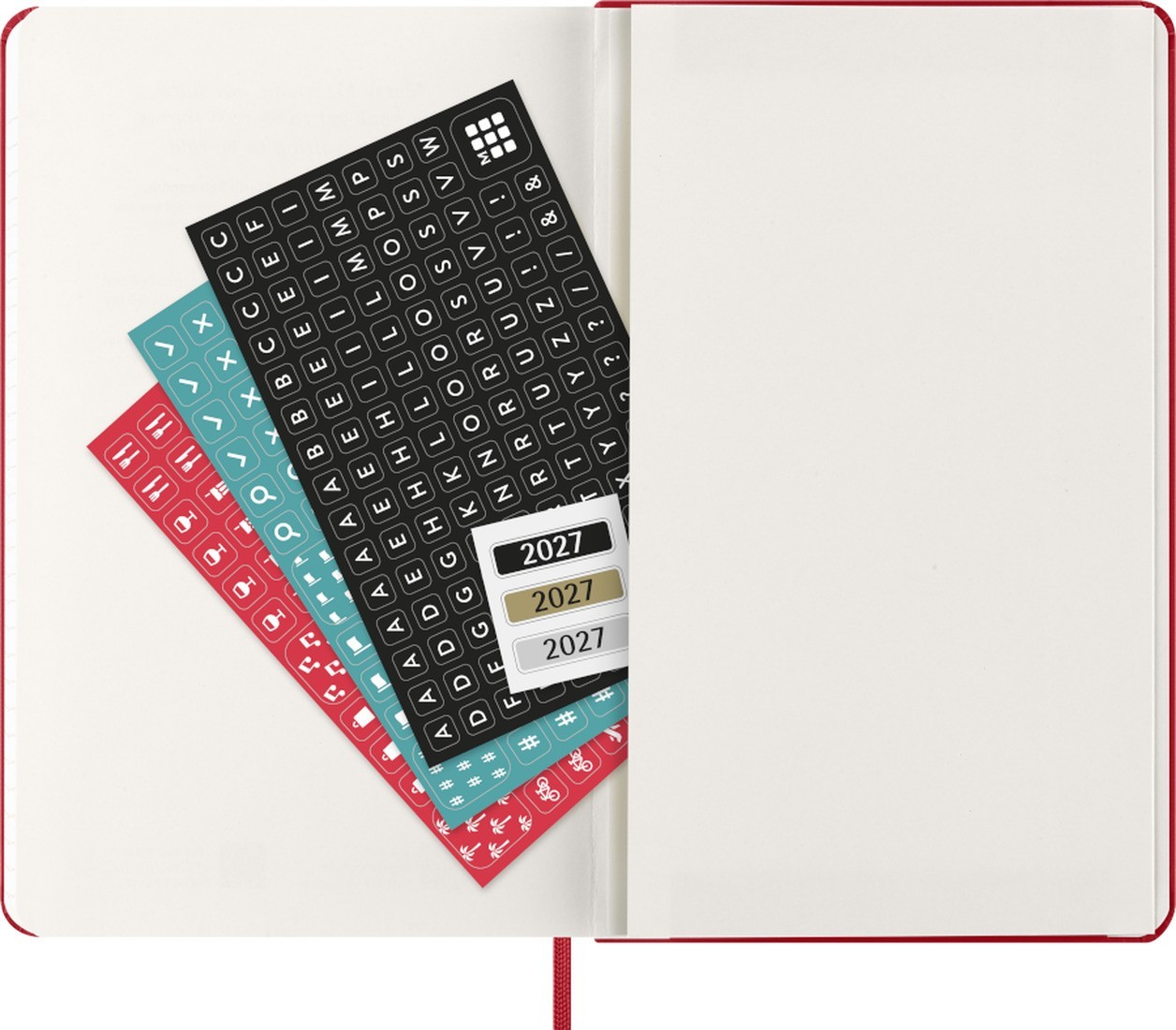 Moleskine Classic Planner 2027 Large 17x25cm, Weekly, soft cover, 12 months, Scarlet Red