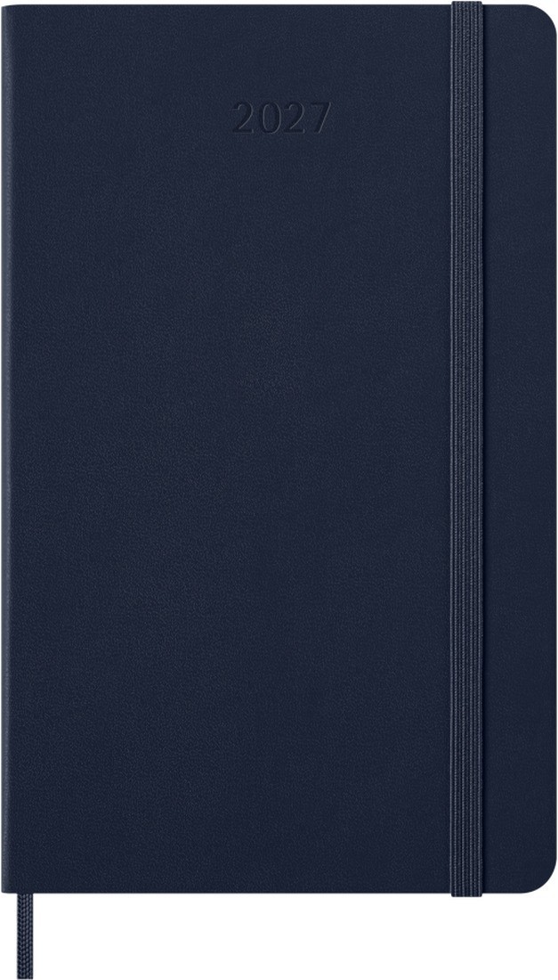 Moleskine Classic Planner 2027 Large 13x21 Weekly, hard cover, 12 months, Sapphire Blue