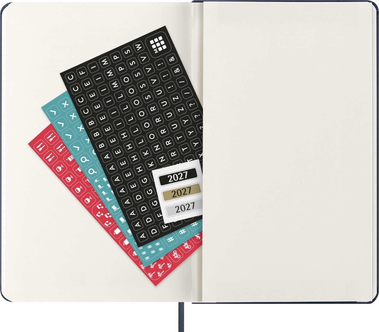Moleskine Classic Planner 2027 Large 13x21 Weekly, hard cover, 12 months, Sapphire Blue