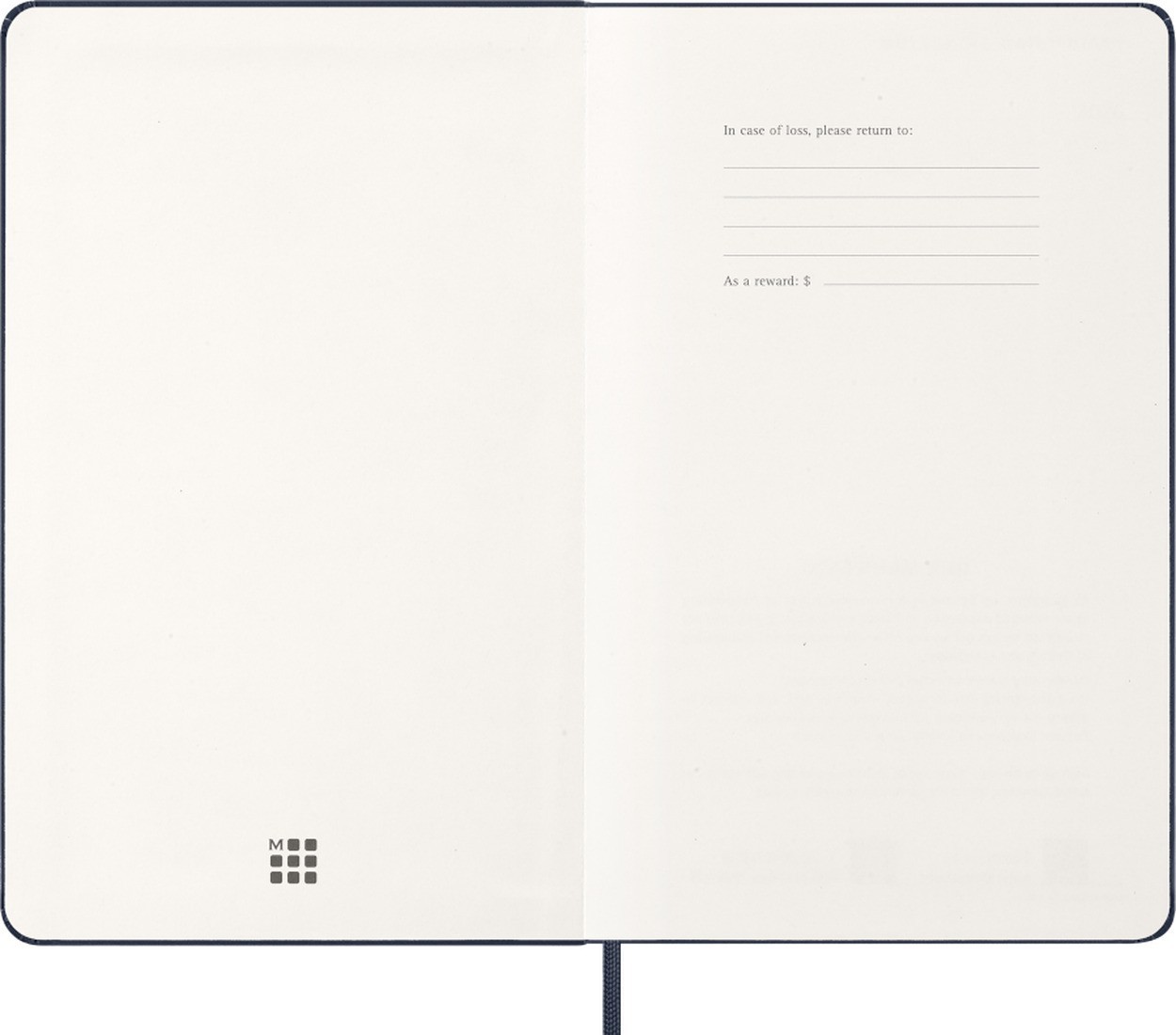 Moleskine Classic Planner 2027 Large 13x21 Weekly, hard cover, 12 months, Sapphire Blue