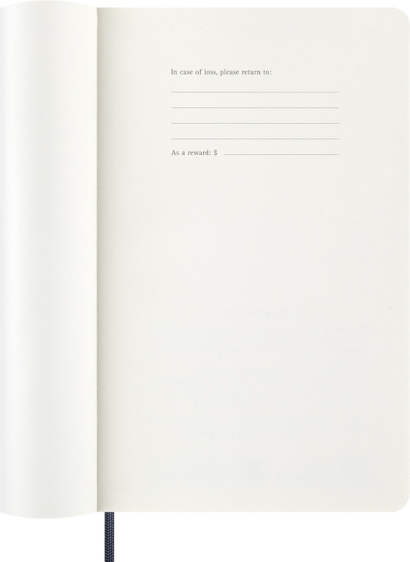 Moleskine Classic Planner 2027 Large 17x25cm, Weekly, soft cover, 12 months, Sapphire Blue