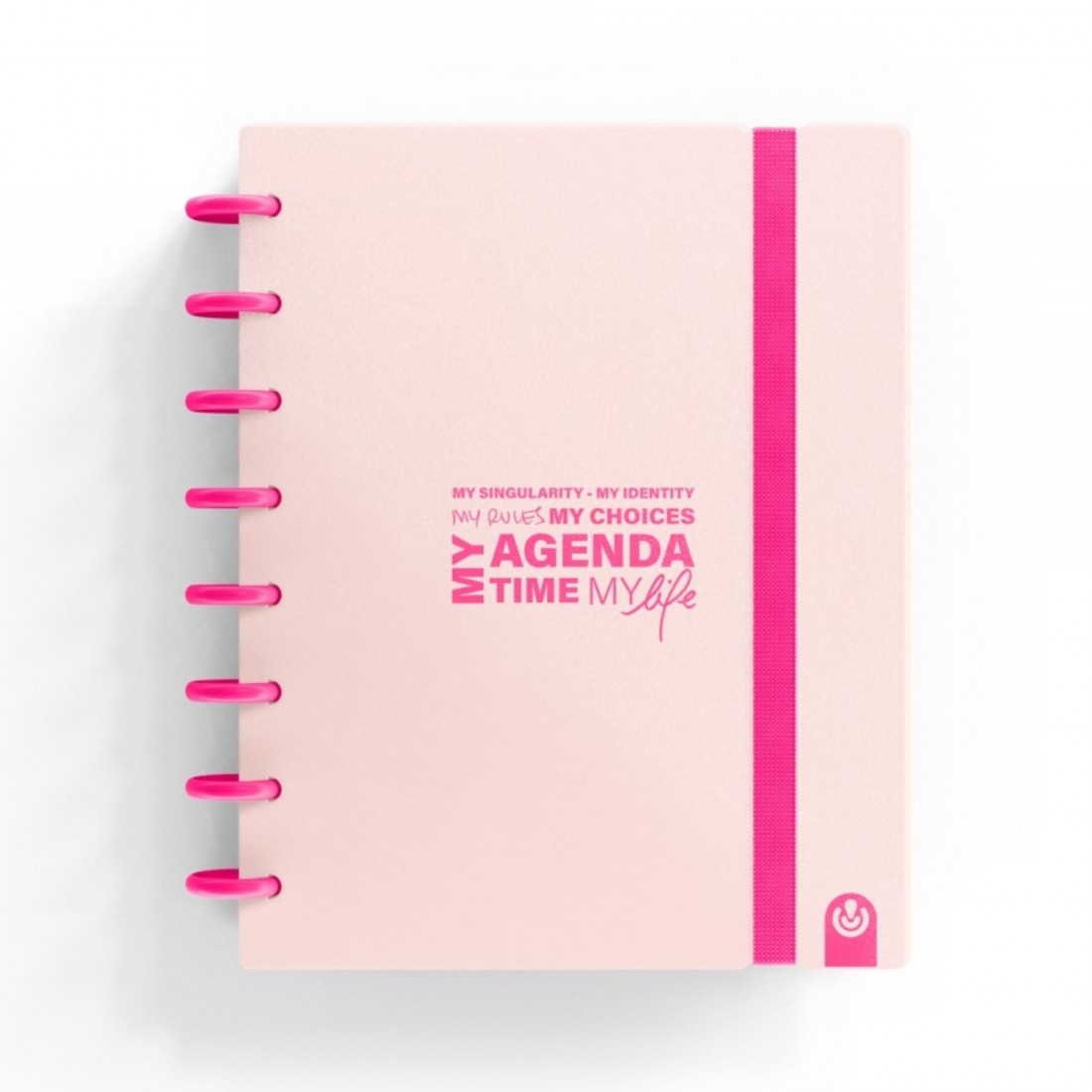 Ingeniox Discbound Planner A5 160 φύλλα Ροζ 66053525 Carchivo