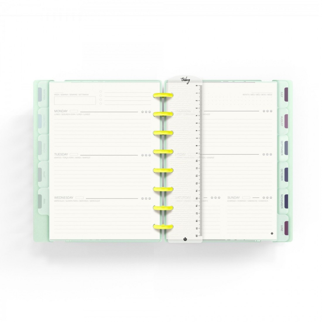 Ingeniox Discbound Planner A5 160 φύλλα Μέντα 66053517 Carchivo