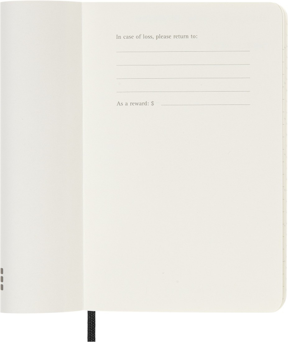 Moleskine Classic Planner 2027 Pocket 9x14cm  Daily, soft cover, 12 months, Black