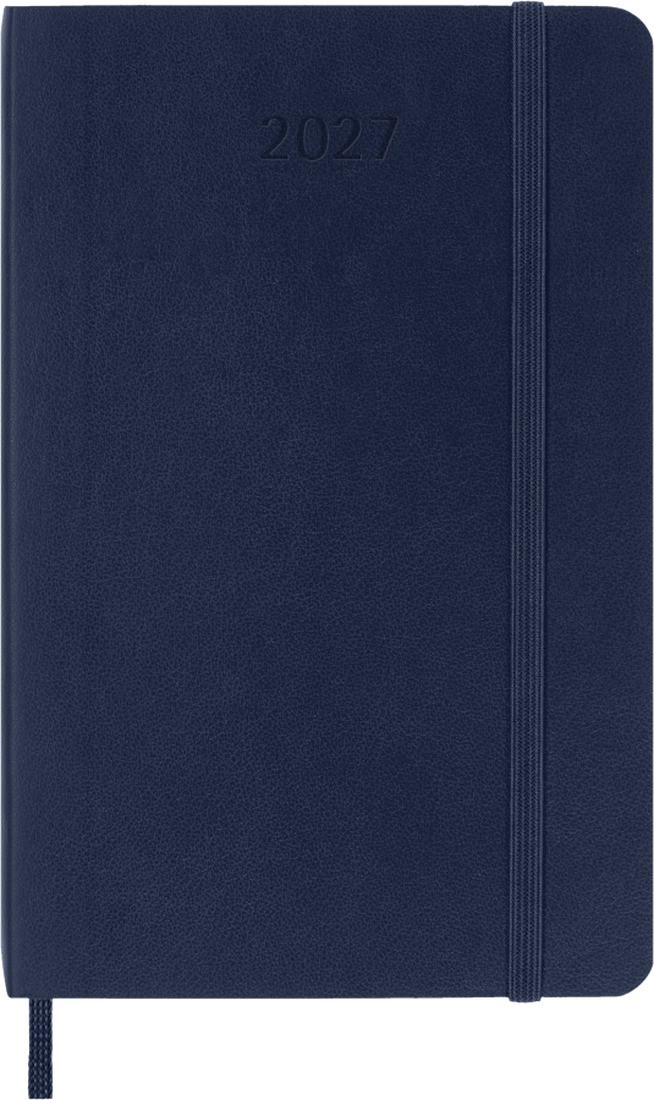 Moleskine Classic Planner 2027 Pocket 9x14cm Daily, soft cover, 12 months, Sapphire Blue