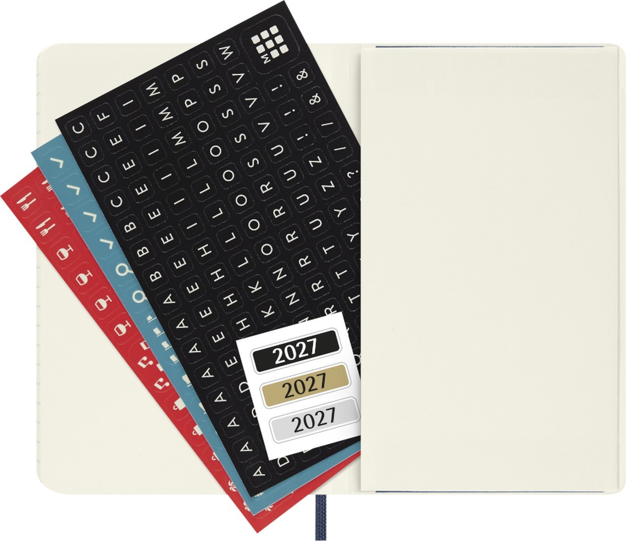 Moleskine Classic Planner 2027 Pocket 9x14cm Daily, soft cover, 12 months, Sapphire Blue