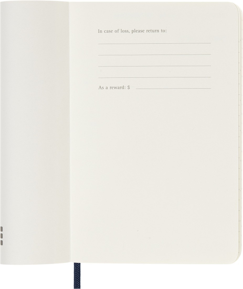 Moleskine Classic Planner 2027 Pocket 9x14cm Daily, soft cover, 12 months, Sapphire Blue