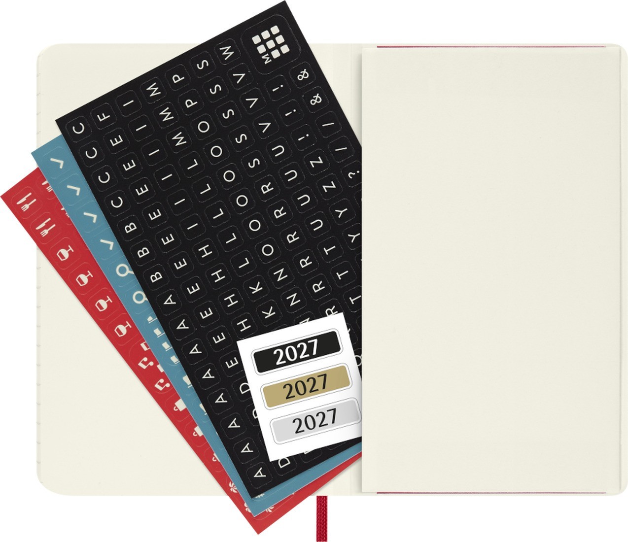 Moleskine Classic Planner 2027 Pocket 9x14cm  Daily, soft cover, 12 months, scarlet red