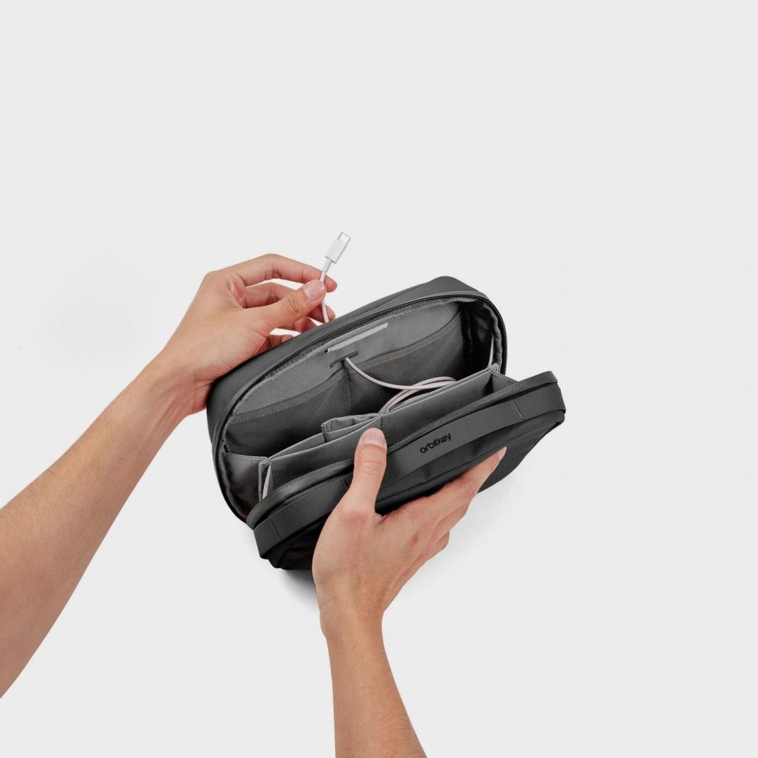 Orbitkey 2 in 1 Tech Pouch Graphite