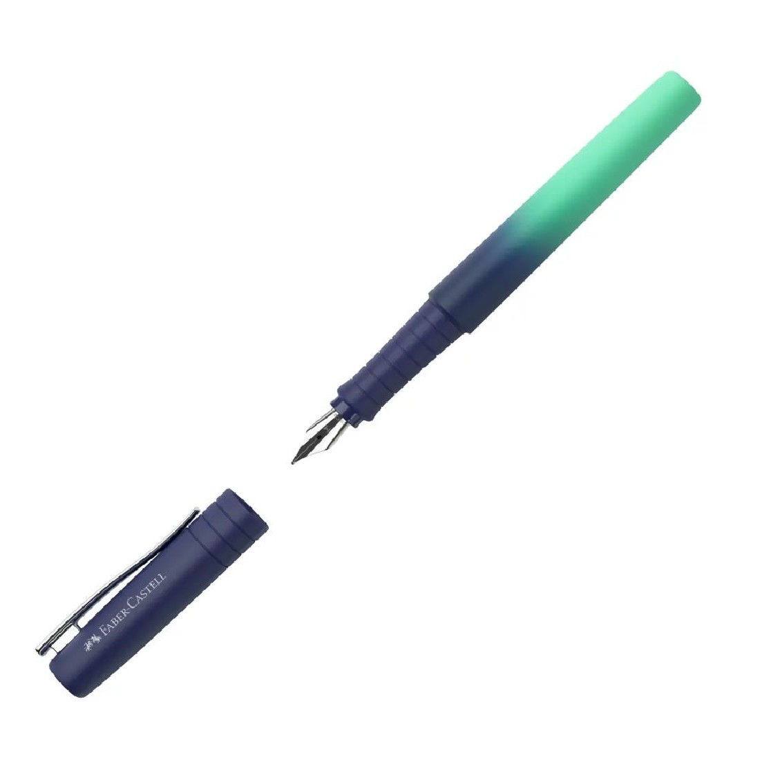 Faber Castell Poly Buzzing Blue Fountain Pen 241018