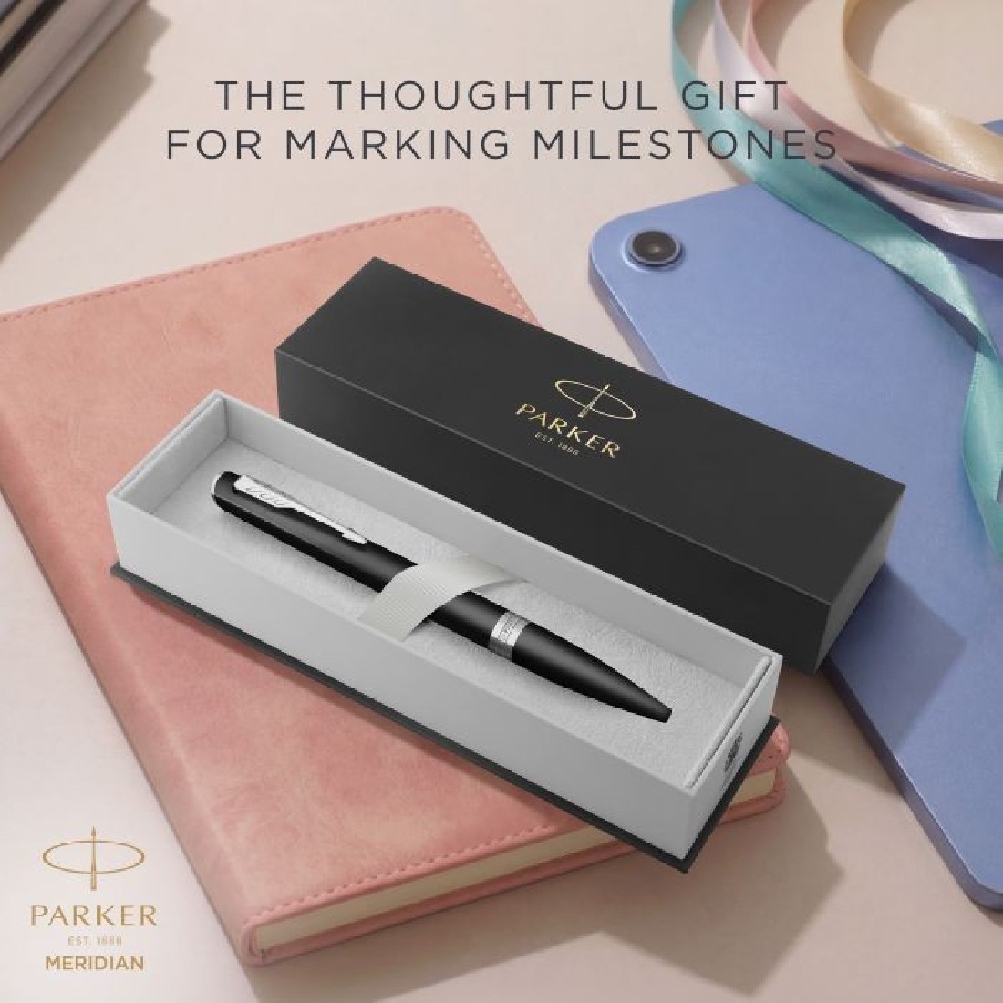 Parker Meridian Matte Black CT Ballpen