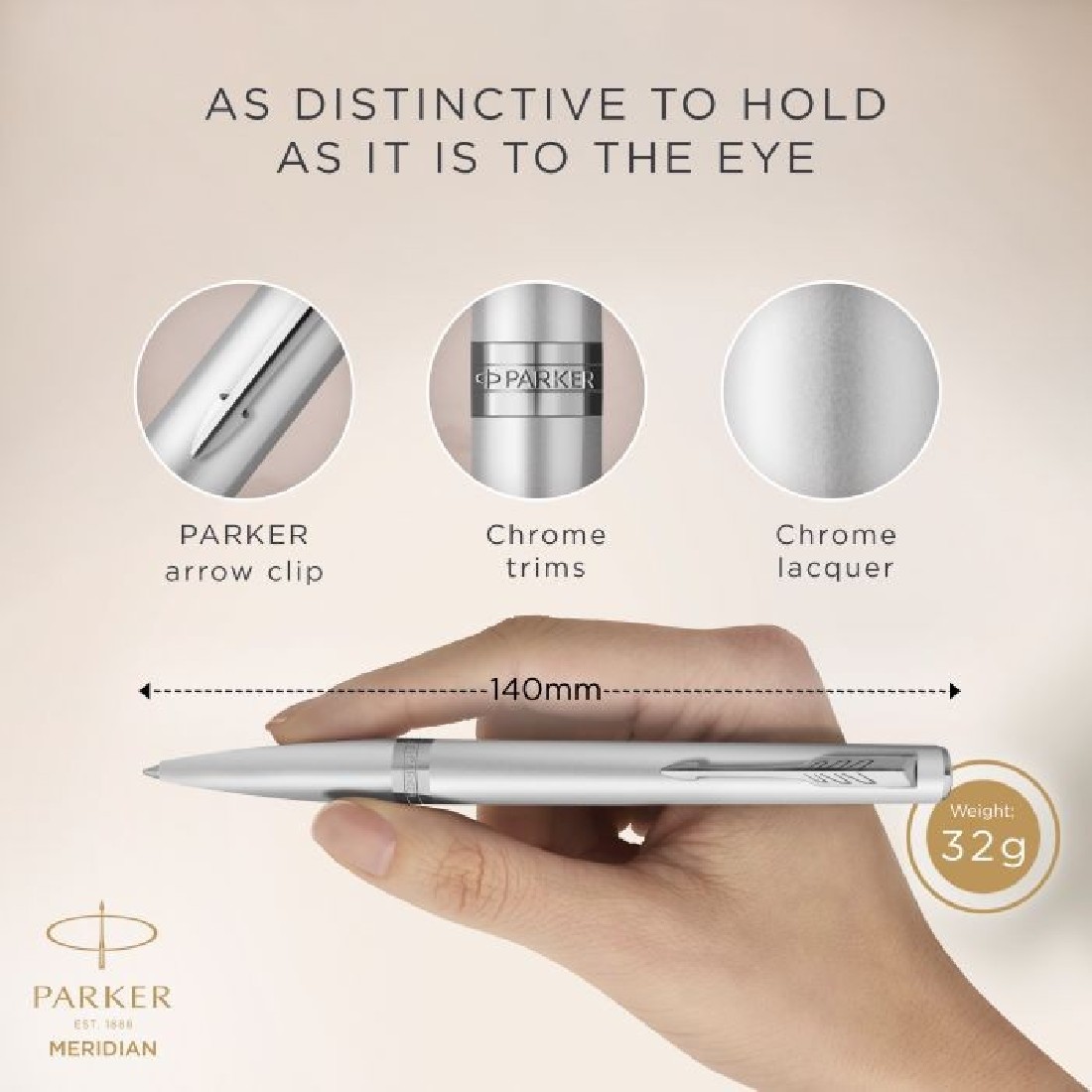 Parker Meridian Chrome CT Ballpen
