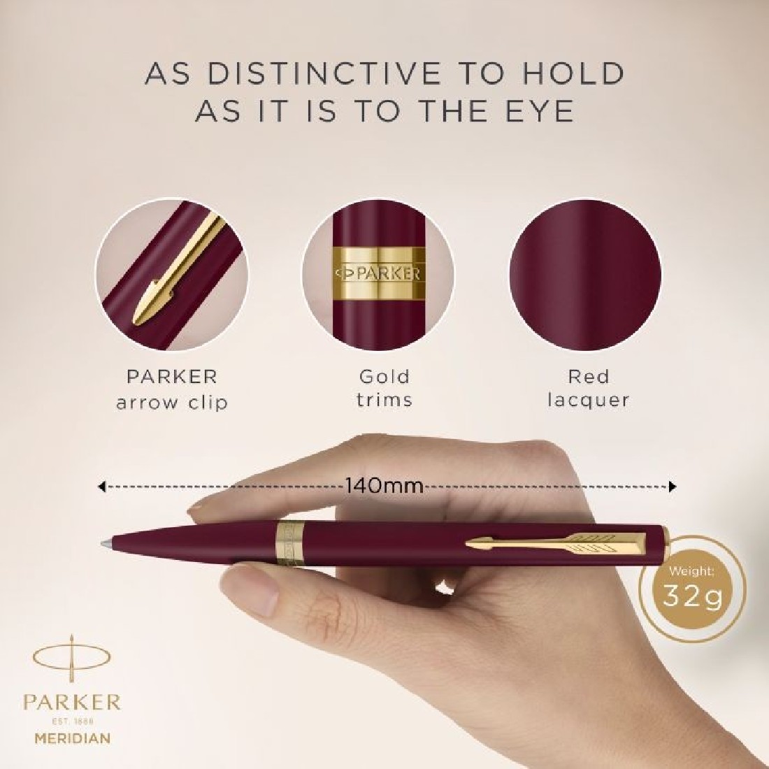 Parker Meridian Red GT Ballpen
