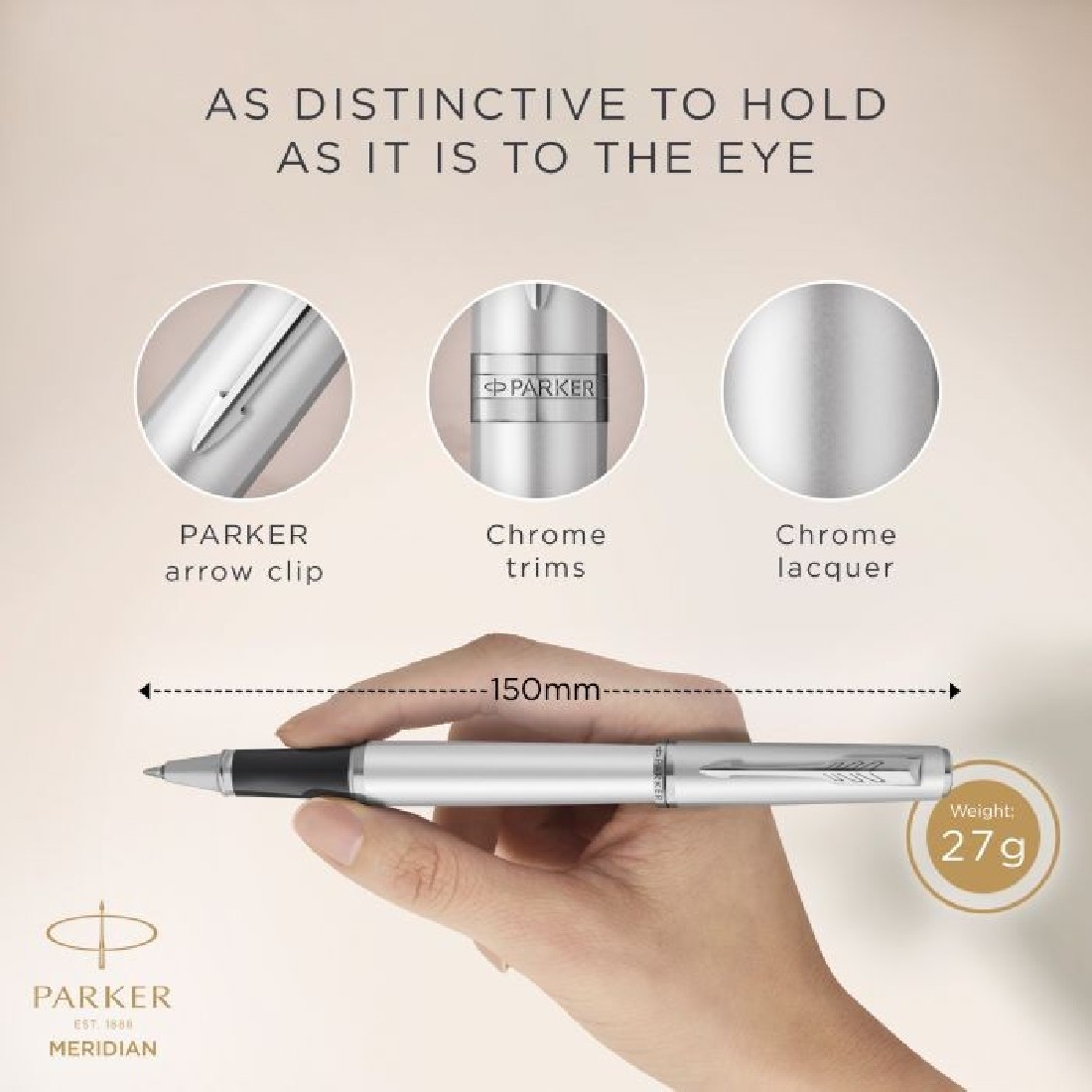 Parker Meridian Chrome CT Rollerball