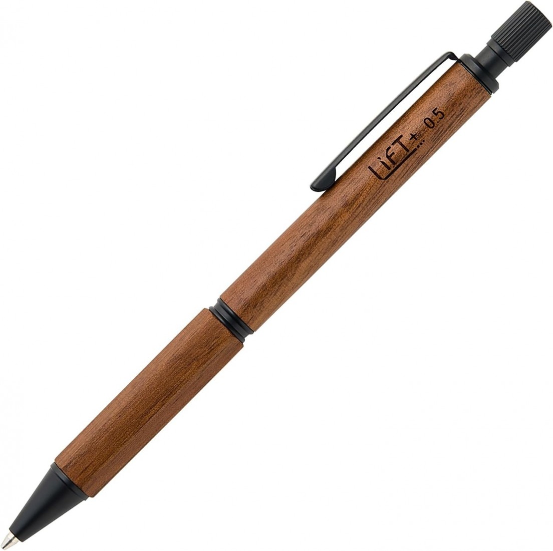 Kitera LIFT Wood Mechanical Pencil 0.5mm Walnut LIWOOD.05-WA