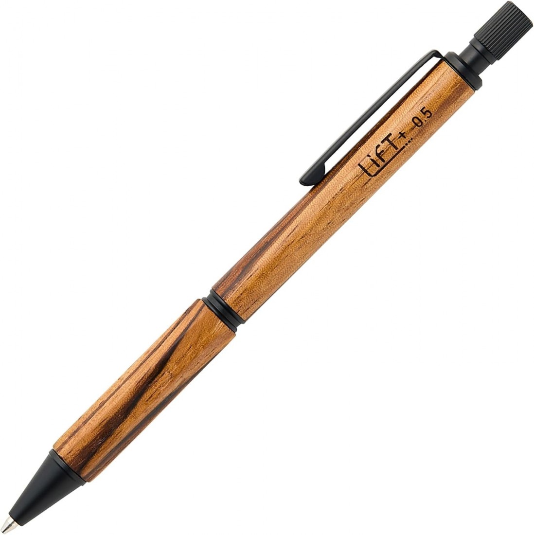 Kitera LIFT Wood Mechanical Pencil 0.5mm Zebra Wood LIWOOD.05-ZW