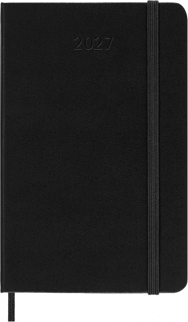 Moleskine Classic Planner 2027 Pocket 9x14cm Weekly, hard cover, 12 months, Black